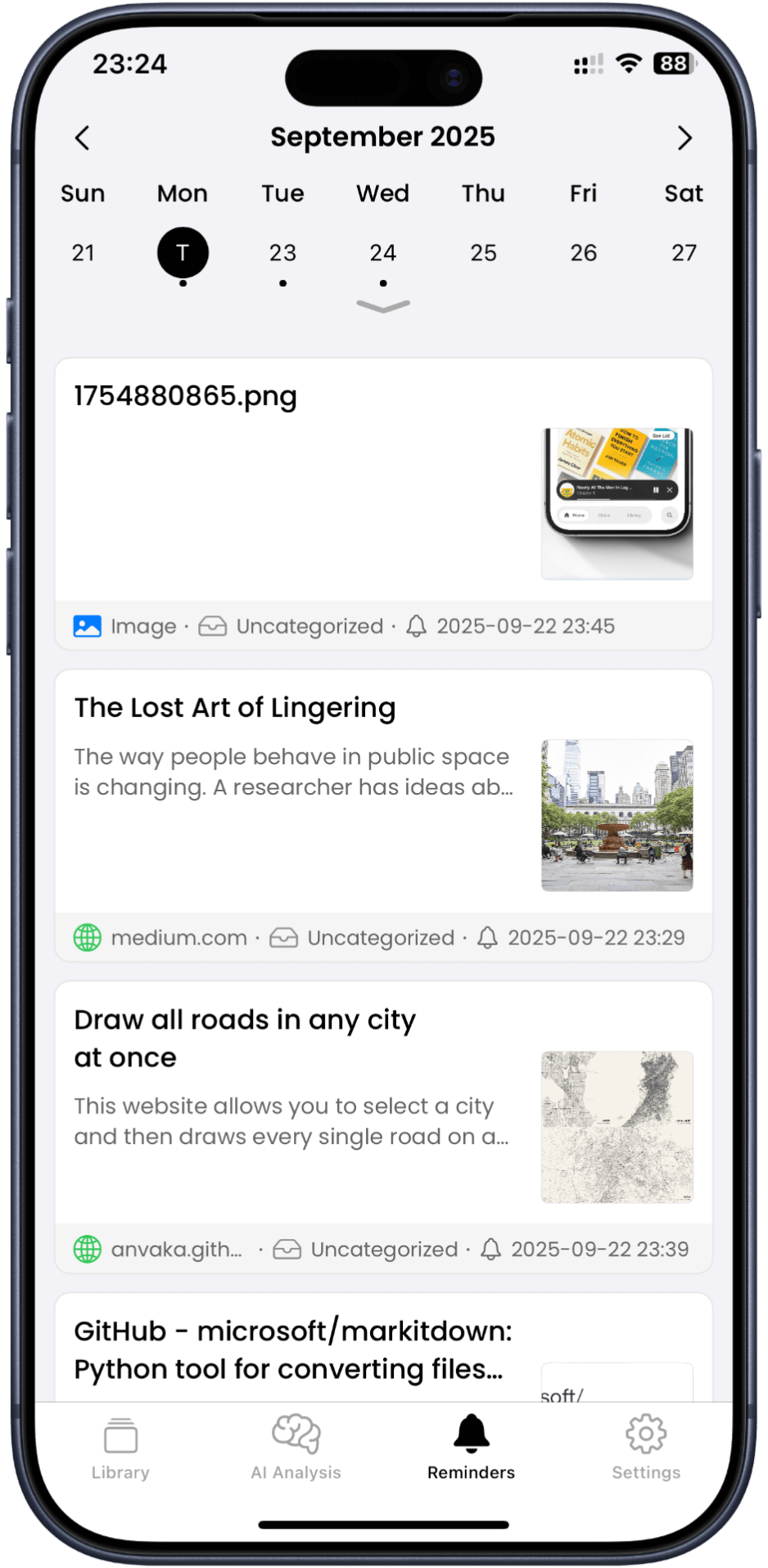 CollectAll 操作列表截图
