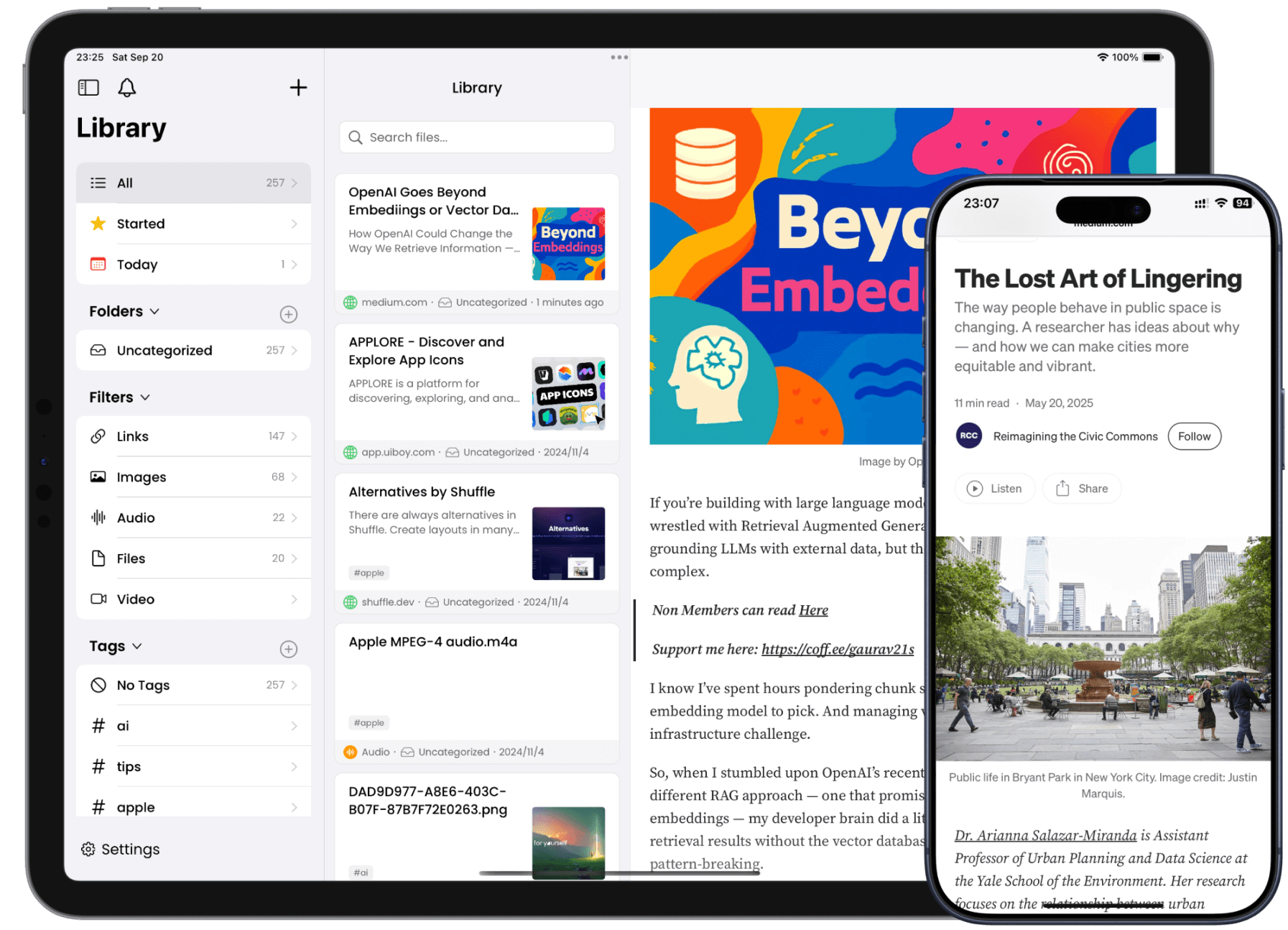 CollectAll 在 Mac、iPad 和 iPhone 上